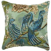 Marina Flora Fauna Accent Pillow in Sage by Trans-Ocean Import Co Inc