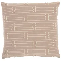 Woven Throw Pillow in Blush by Nourison