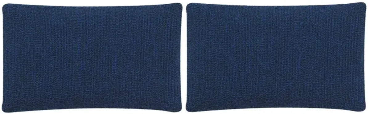 Soleil Solid Indoor Outdoor Pillow: Set of 2