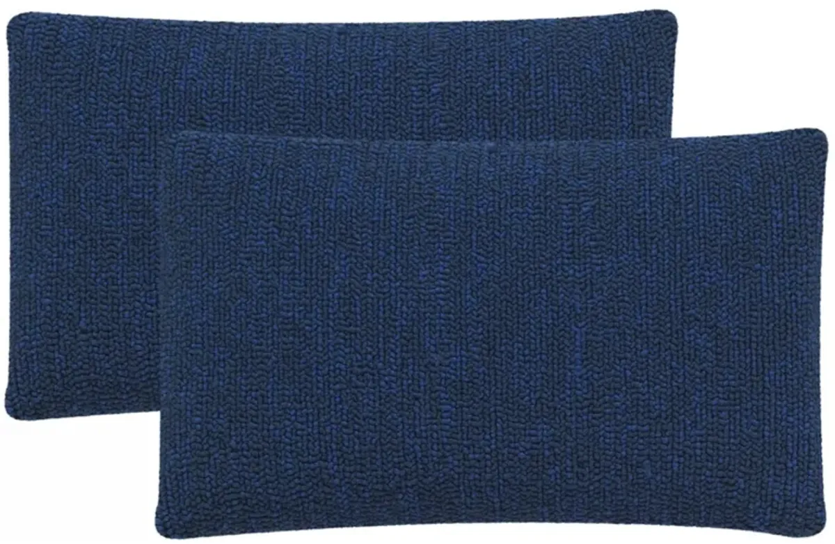 Soleil Solid Indoor Outdoor Pillow: Set of 2