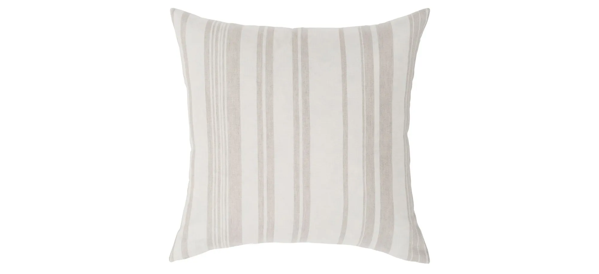 Baris 20" Poly Filled Throw Pillow in Ivory, Beige by Surya