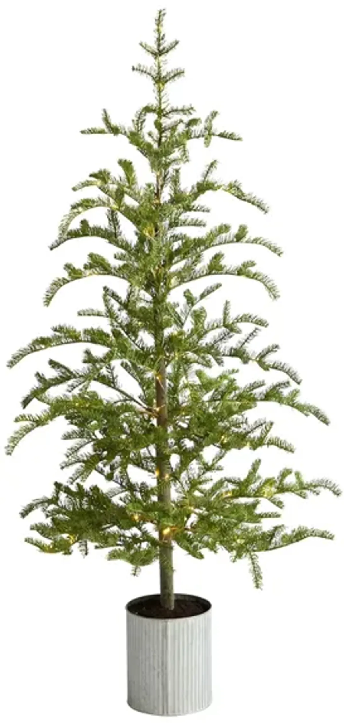 5.5' Pre-Lit Pine Artificial Tree