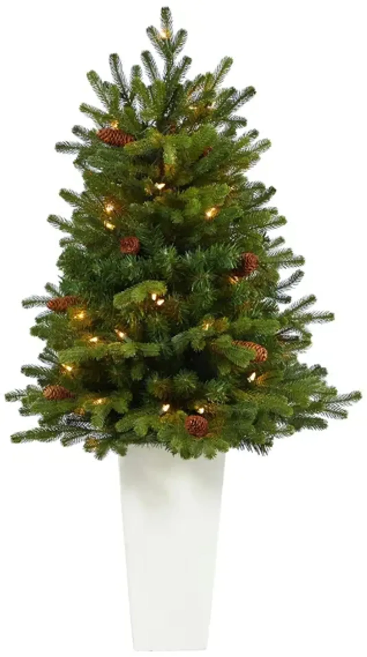 3.5' Pre-Lit Yukon Mountain Fir Artificial Tree