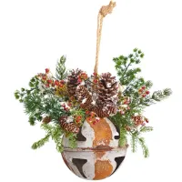 16" Holiday Jumbo Metal Bell Ornament
