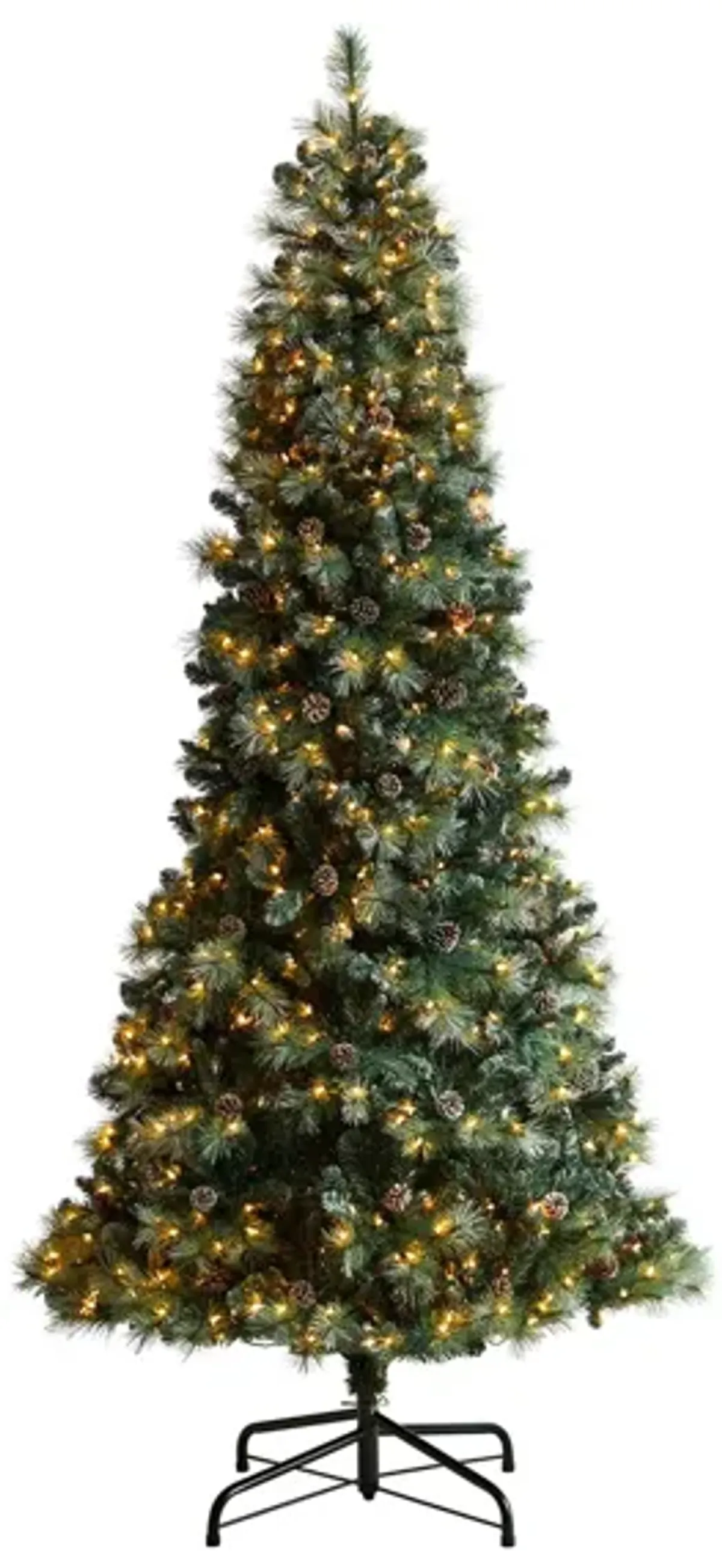 9' Pre-Lit Frosted Tip British Columbia Mountain Pine Artificial Tree