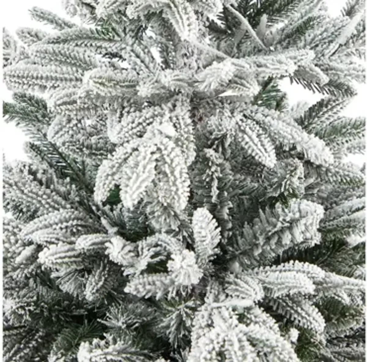 5' Pre-Lit Flocked Manchester Spruce Artificial Tree