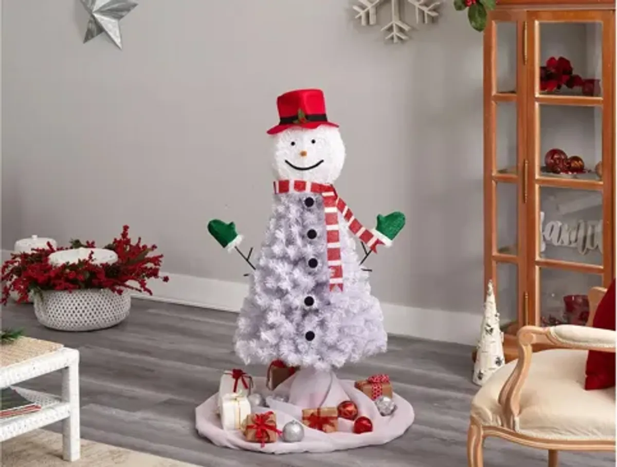 4' Snowman Artificial Tree