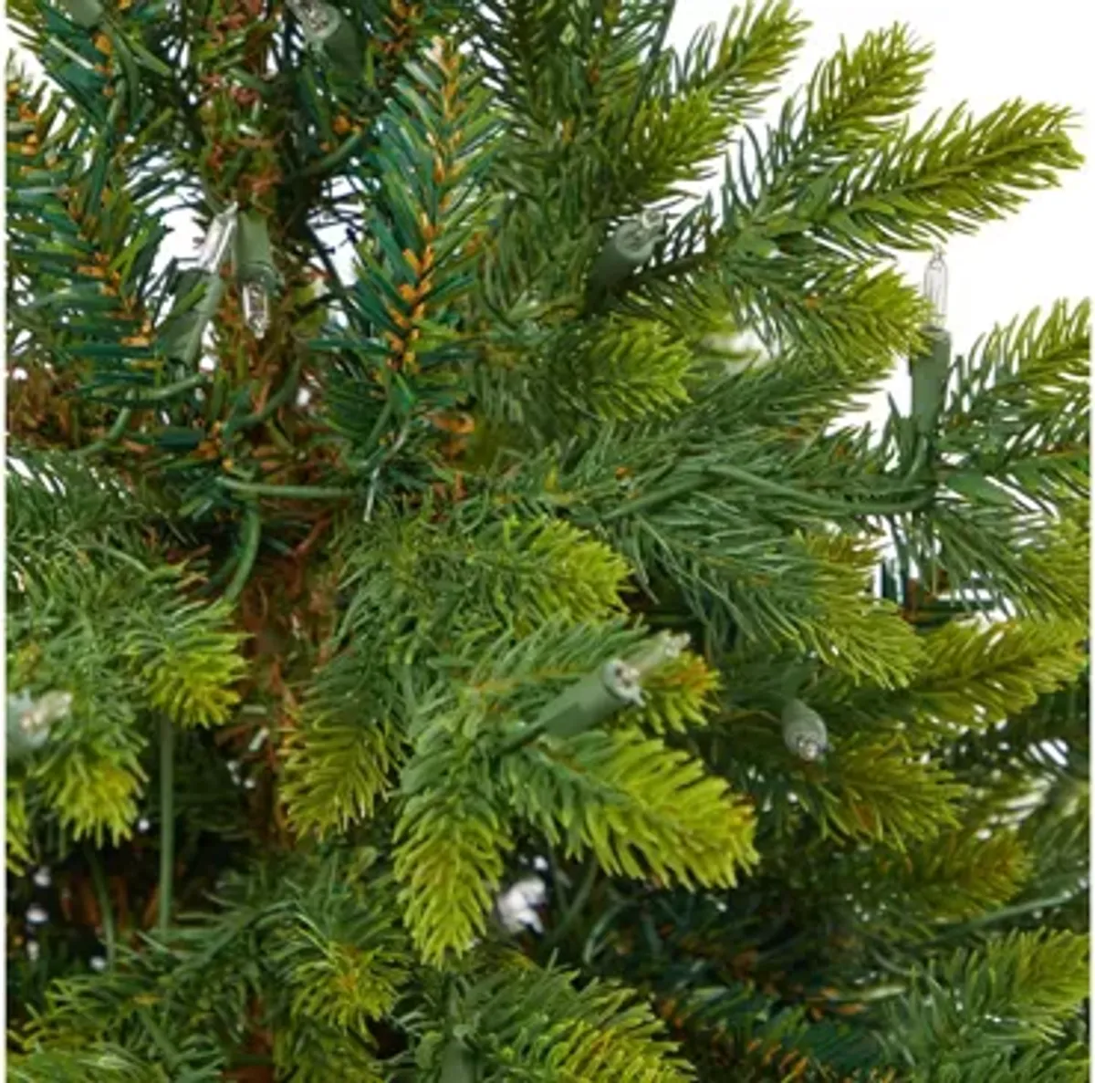 3.5' Pre-Lit North Carolina Fir Artificial Tree