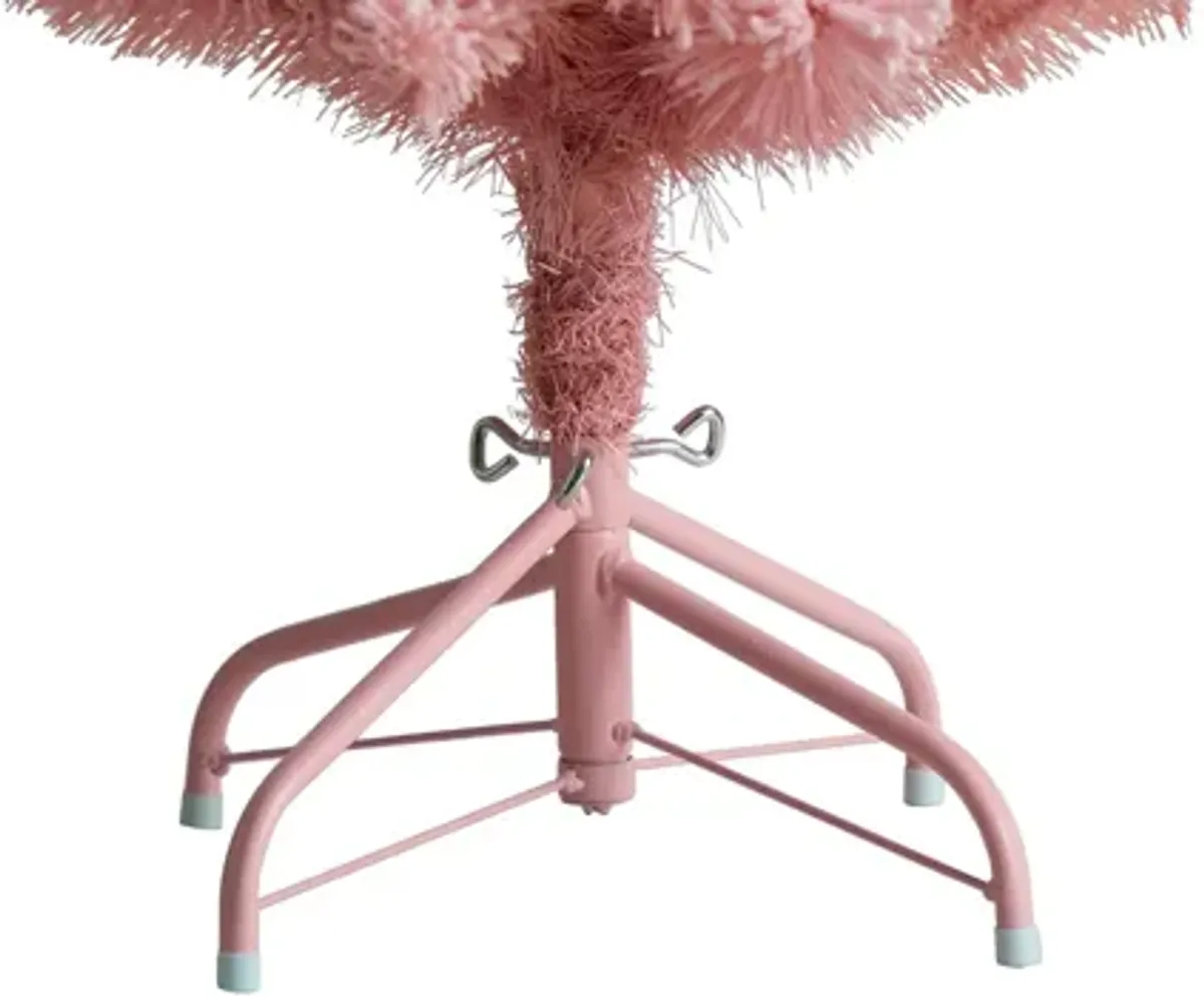 4' Pre-Lit Holiday Frosted Pink Cashmere Artificial Tree