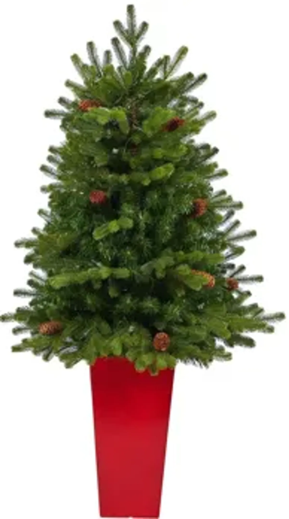 3.5' Pre-Lit Yukon Mountain Fir Artificial Tree