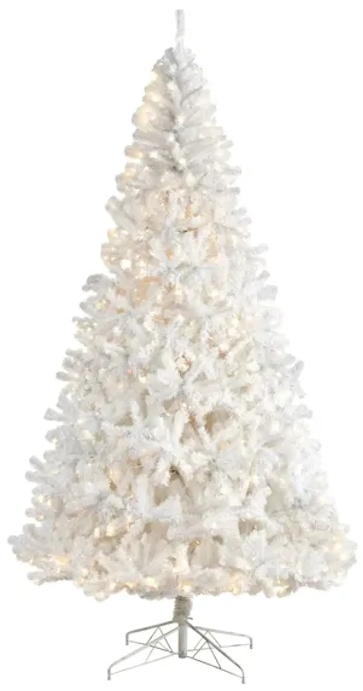 9' Pre-Lit White Artificial Tree