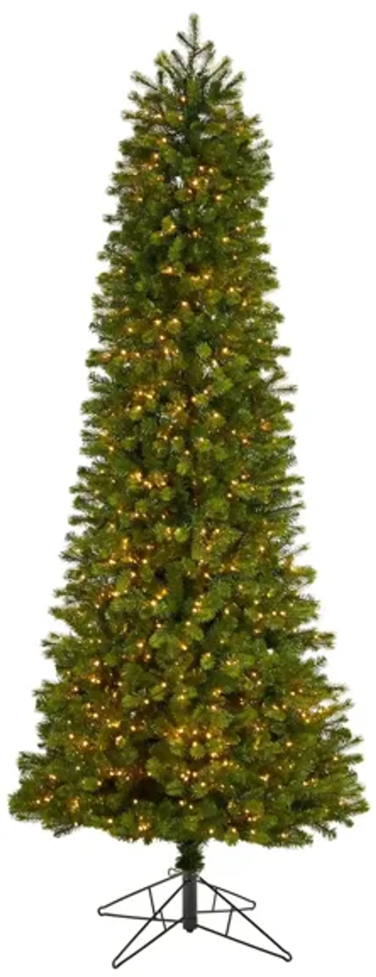 8.5' Pre-Lit Slim Colorado Mountain Spruce Artificial Tree