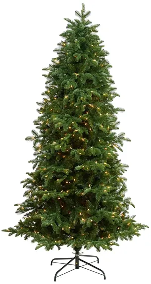 7' South Carolina Fir Artificial Tree in Green by Bellanest