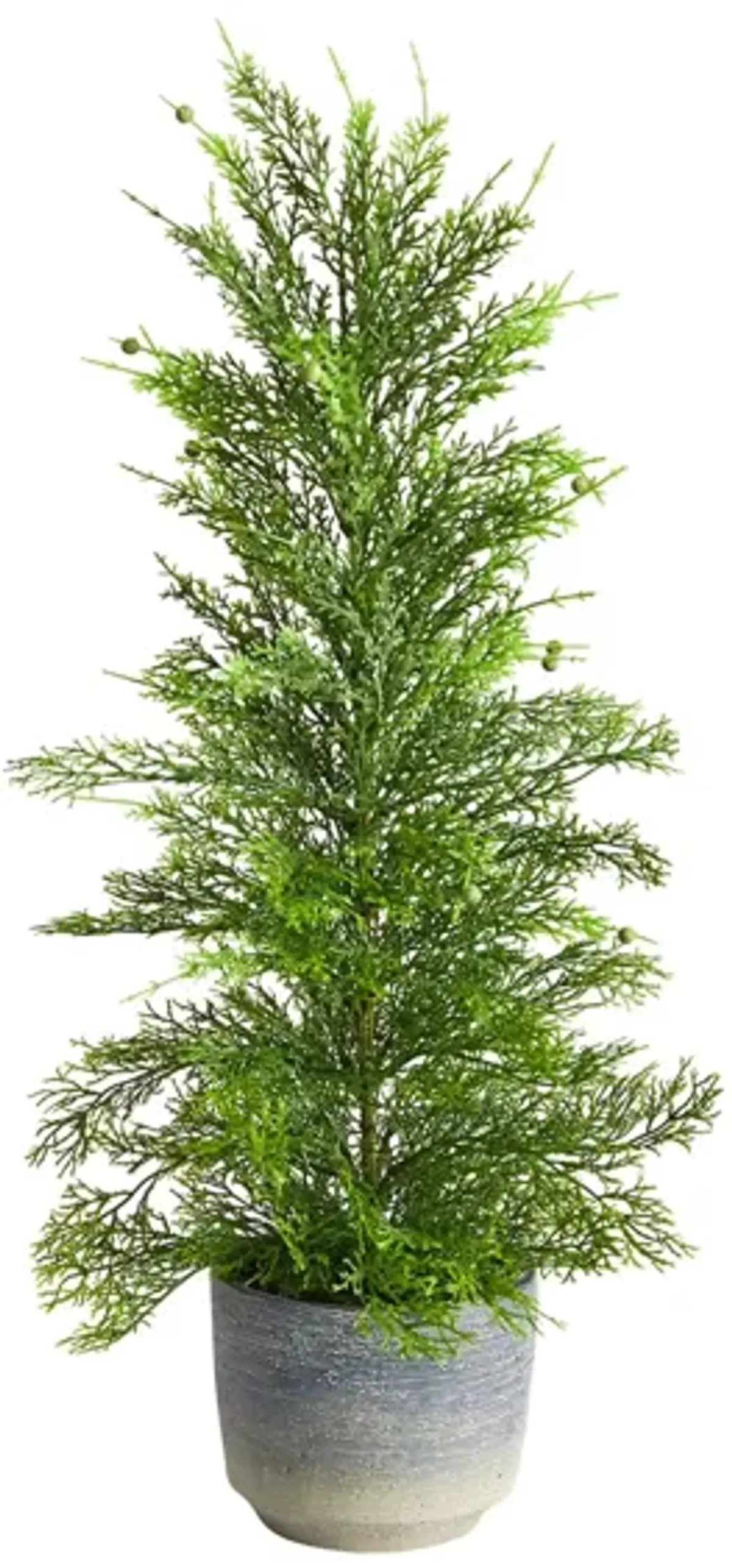 27" Californian Cedar Artificial Tree in Decorative Planter
