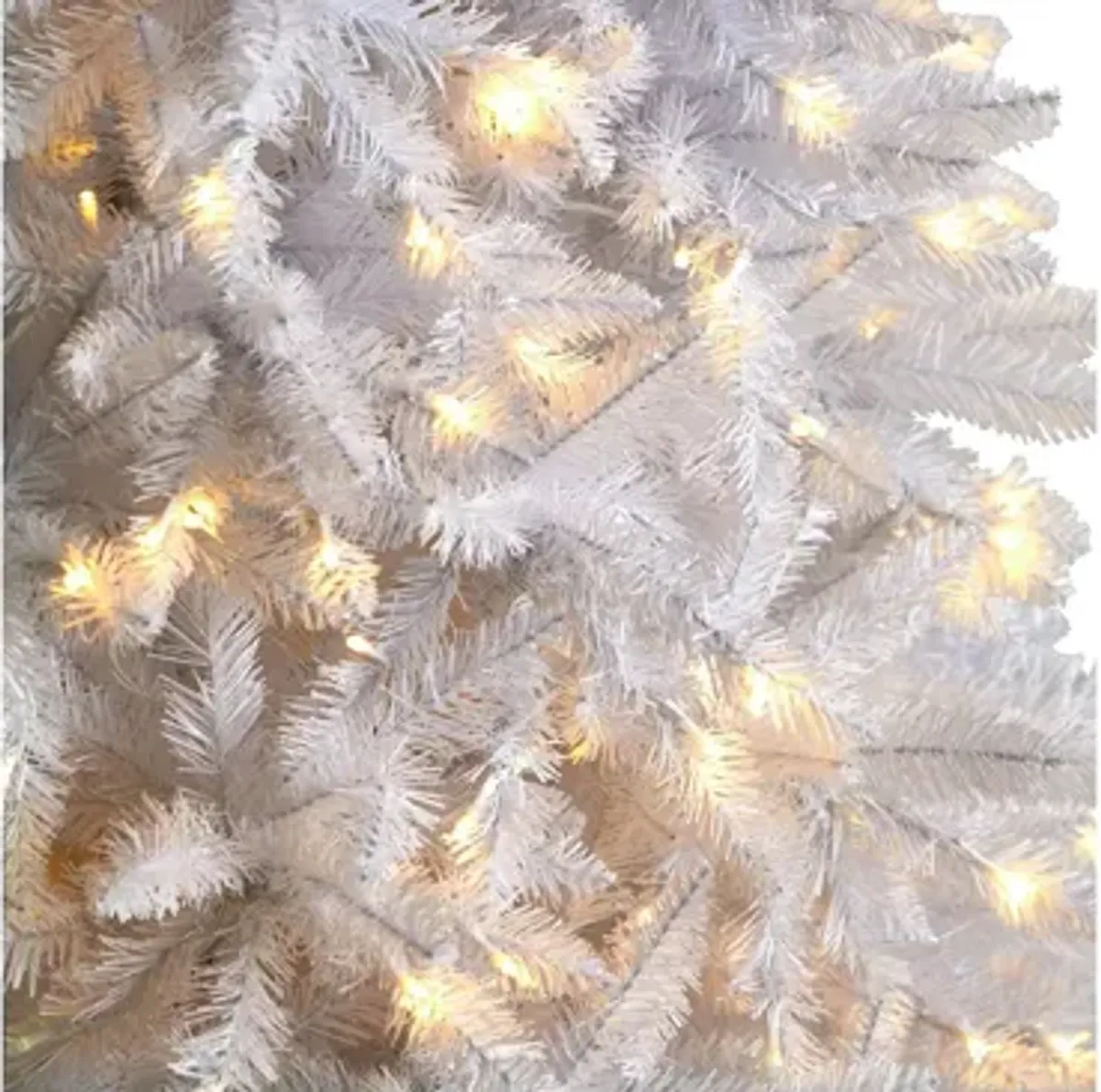 11' Slim White Artificial Tree