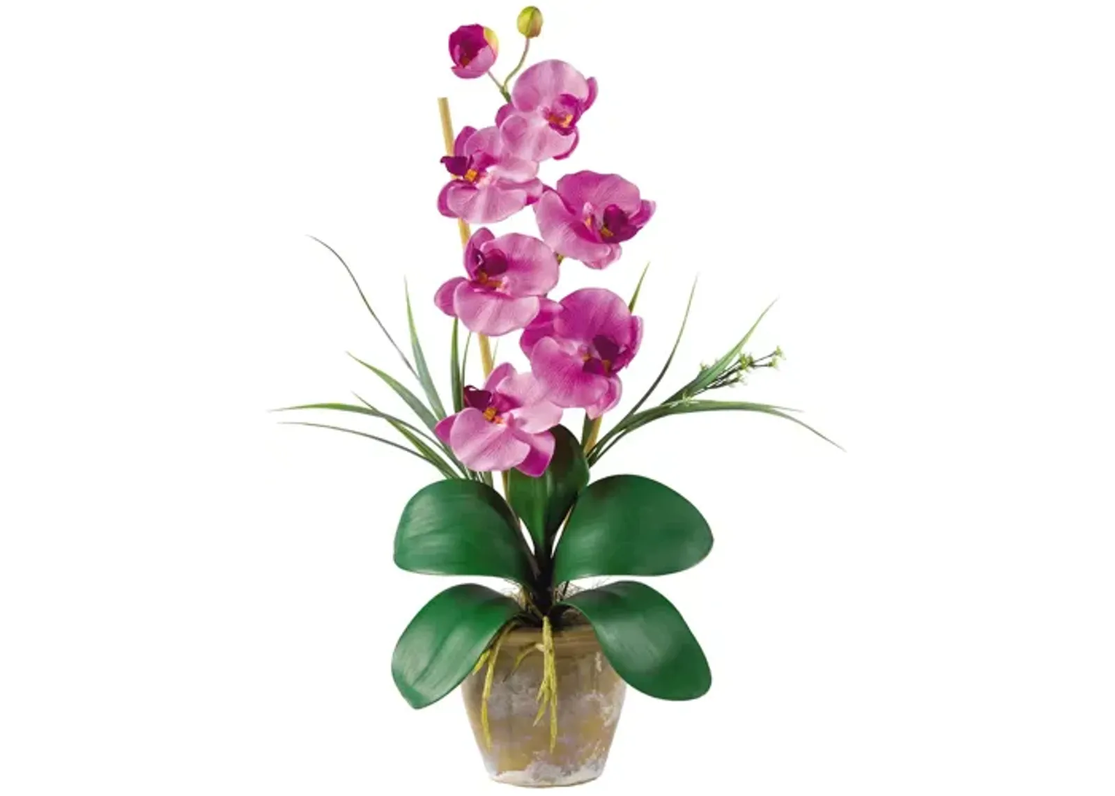 Phalaenopsis Silk Orchid Flower Artificial Arrangement