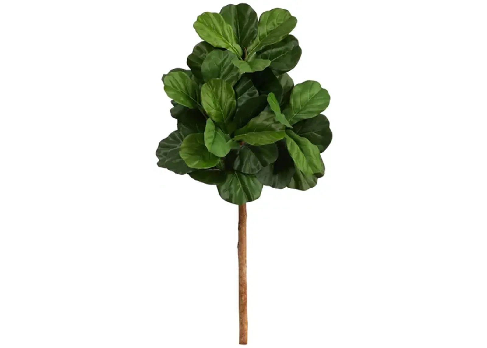 3.5ft. Fiddle Leaf Artificial Tree (No Pot) in Green by Bellanest