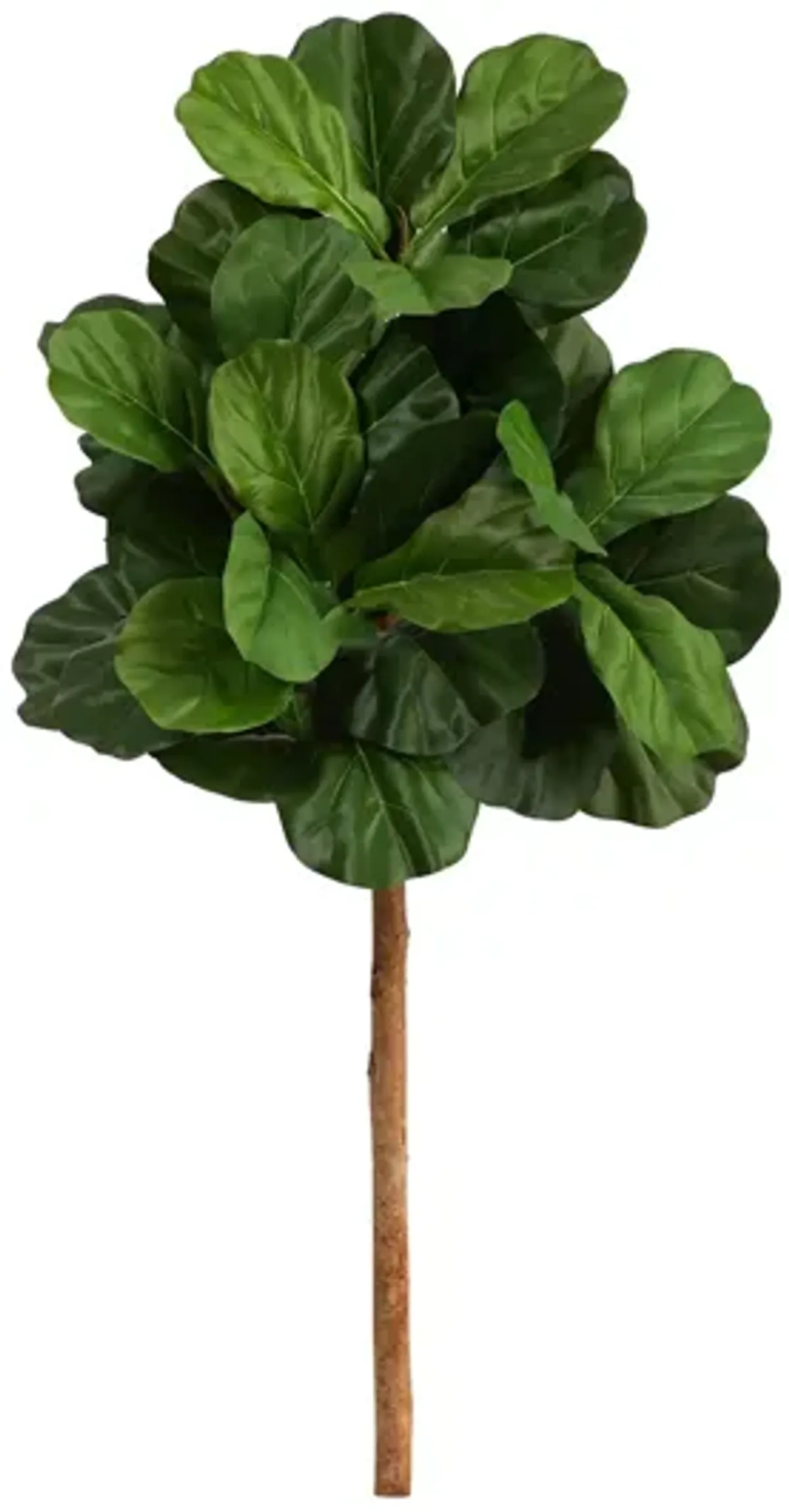 3.5ft. Fiddle Leaf Artificial Tree (No Pot) in Green by Bellanest