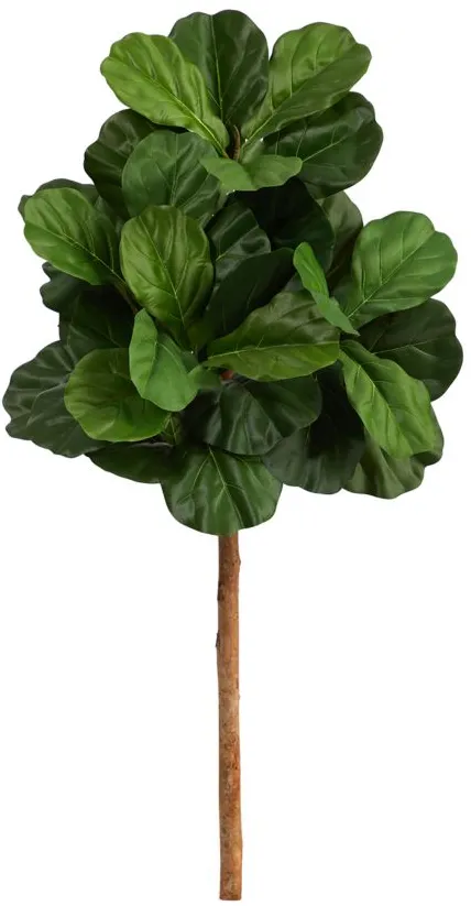 3.5ft. Fiddle Leaf Artificial Tree (No Pot) in Green by Bellanest