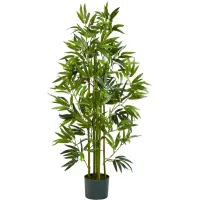 4ft. Bamboo Artificial Tree in Green by Bellanest