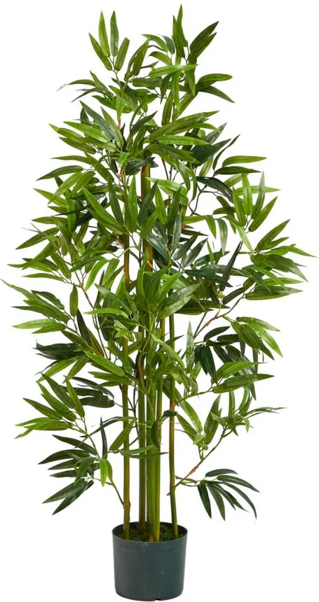 4ft. Bamboo Artificial Tree in Green by Bellanest