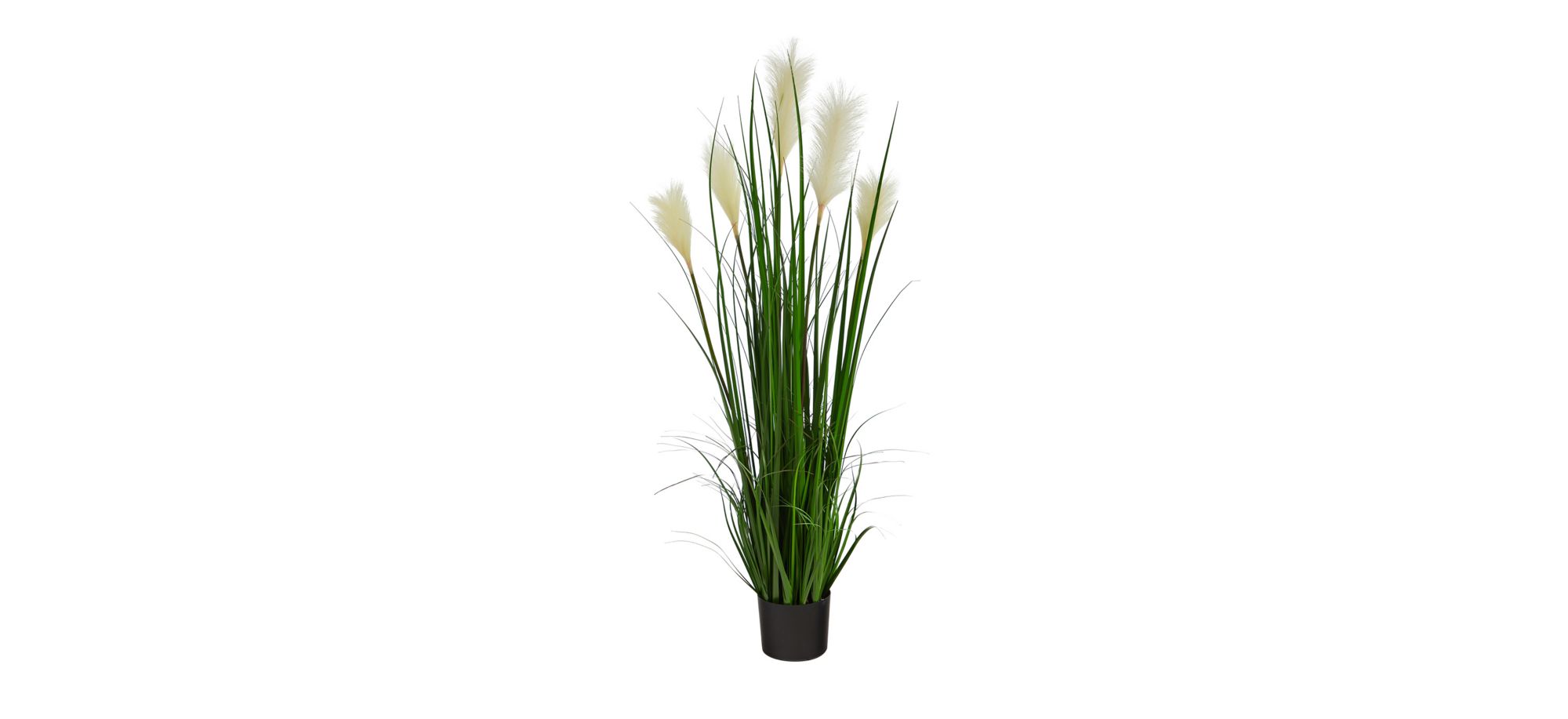 4ft. Plume Grass Artificial Plant in Green by Bellanest