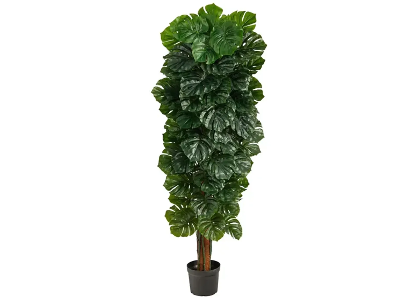 70in. Monstera Artificial Tree (Indoor/Outdoor) in Green by Bellanest