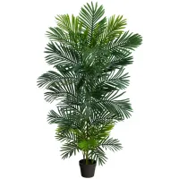 5ft. Areca Artificial Palm Tree (Indoor/Outdoor) in Green by Bellanest