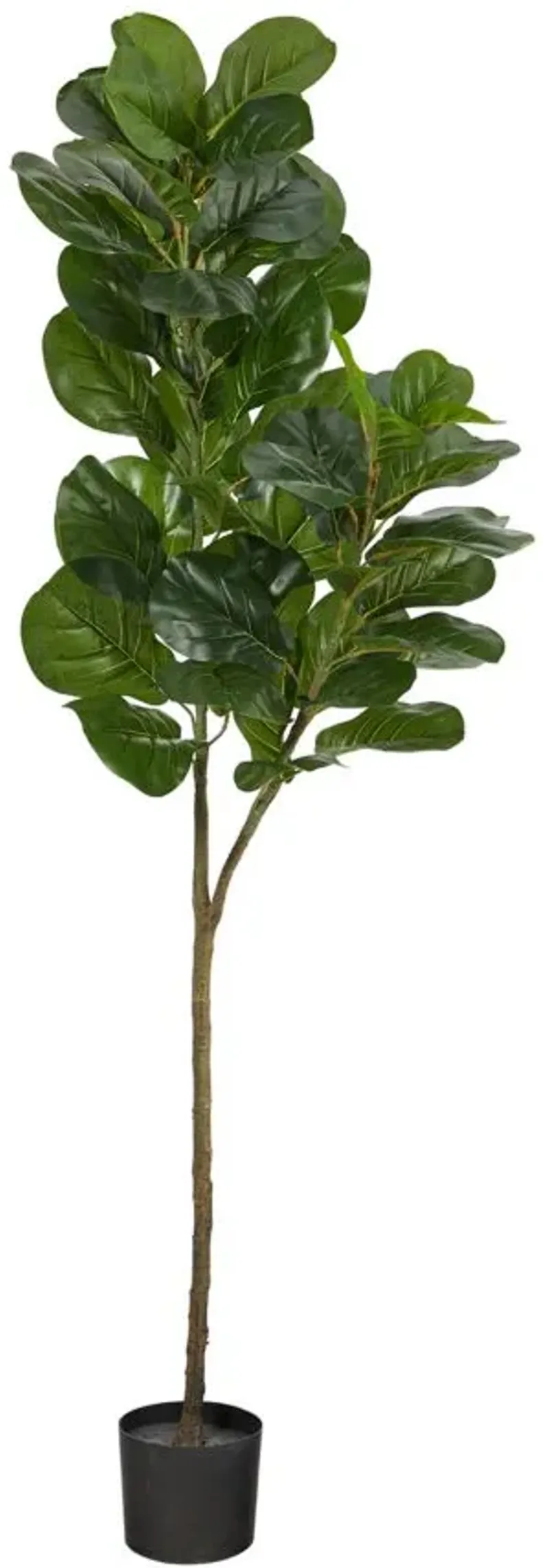 4.5ft. Fiddle Leaf Fig Artificial Tree in Green by Bellanest