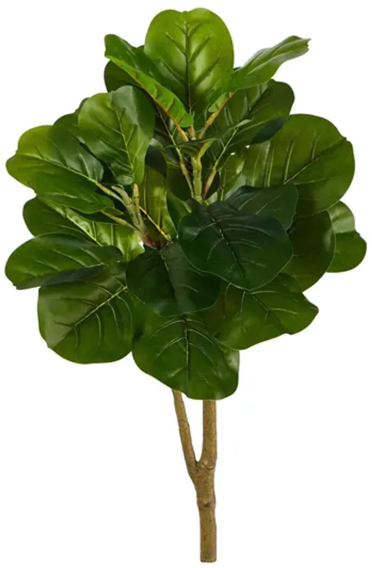 2.5ft. Fiddle Leaf Fig Artificial Tree (No Pot) in Green by Bellanest