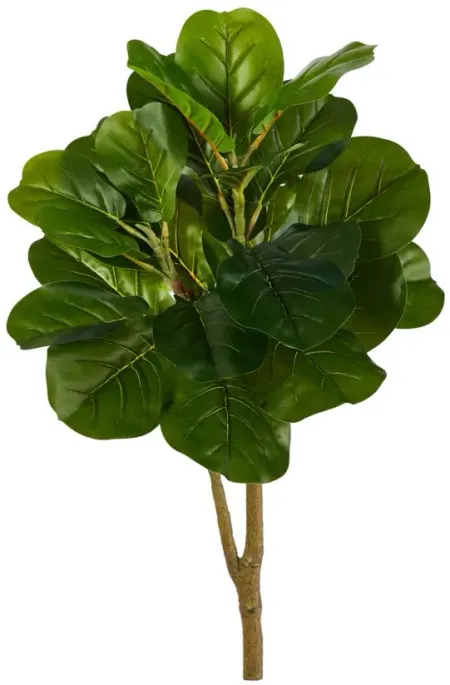 2.5ft. Fiddle Leaf Fig Artificial Tree (No Pot) in Green by Bellanest