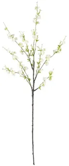 38in. Cherry Blossom Artificial Flower (Set of 6) in White by Bellanest