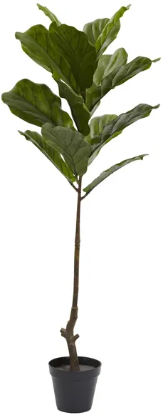 Fiddle Leaf Artificial Tree (Indoor/Outdoor) in Green by Bellanest