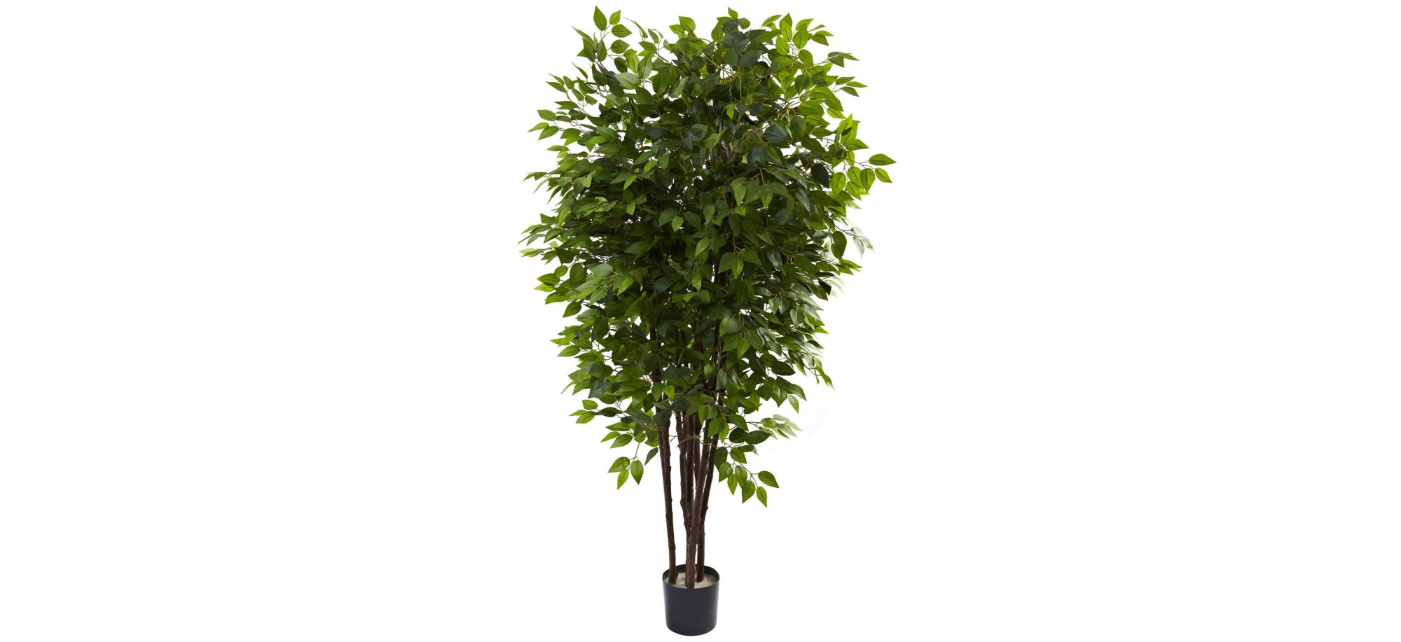 Deluxe Ficus Artificial Tree in Green by Bellanest