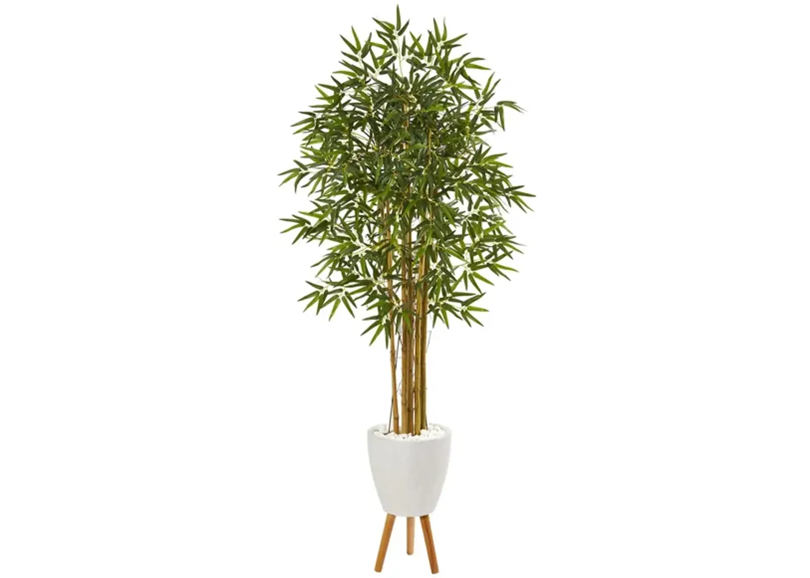 Multi Bambusa Bamboo Artificial Tree in Green by Bellanest