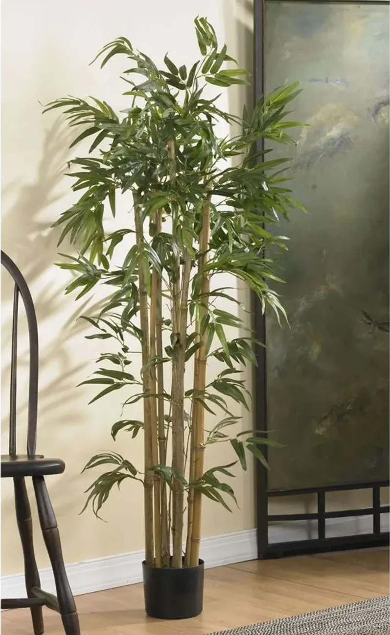 Multi Bambusa Bamboo Artificial Tree in Green by Bellanest