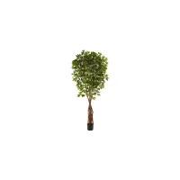 Super Deluxe Ficus Artificial Tree in Green by Bellanest