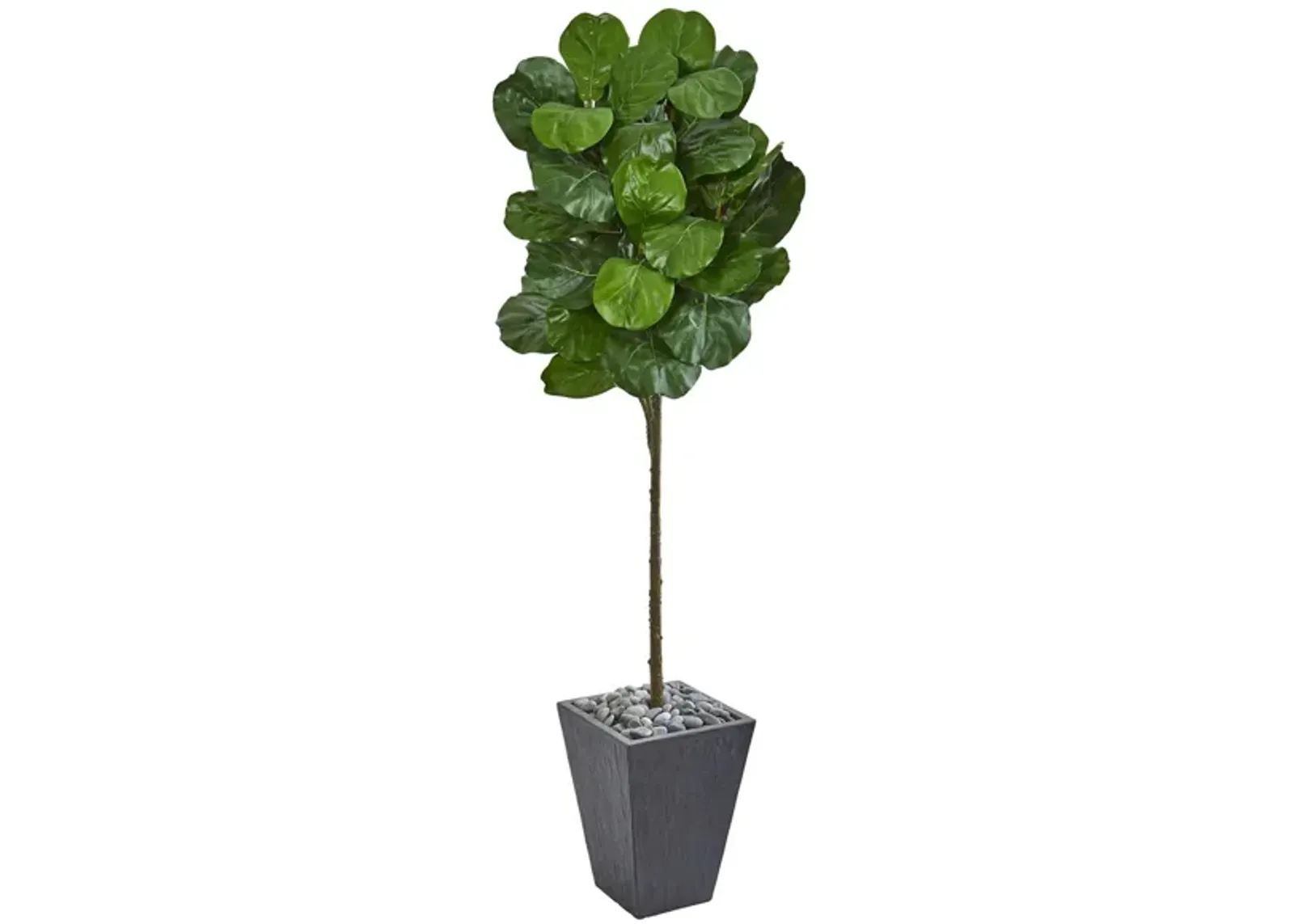 Fiddle Leaf Artificial Tree in Green by Bellanest