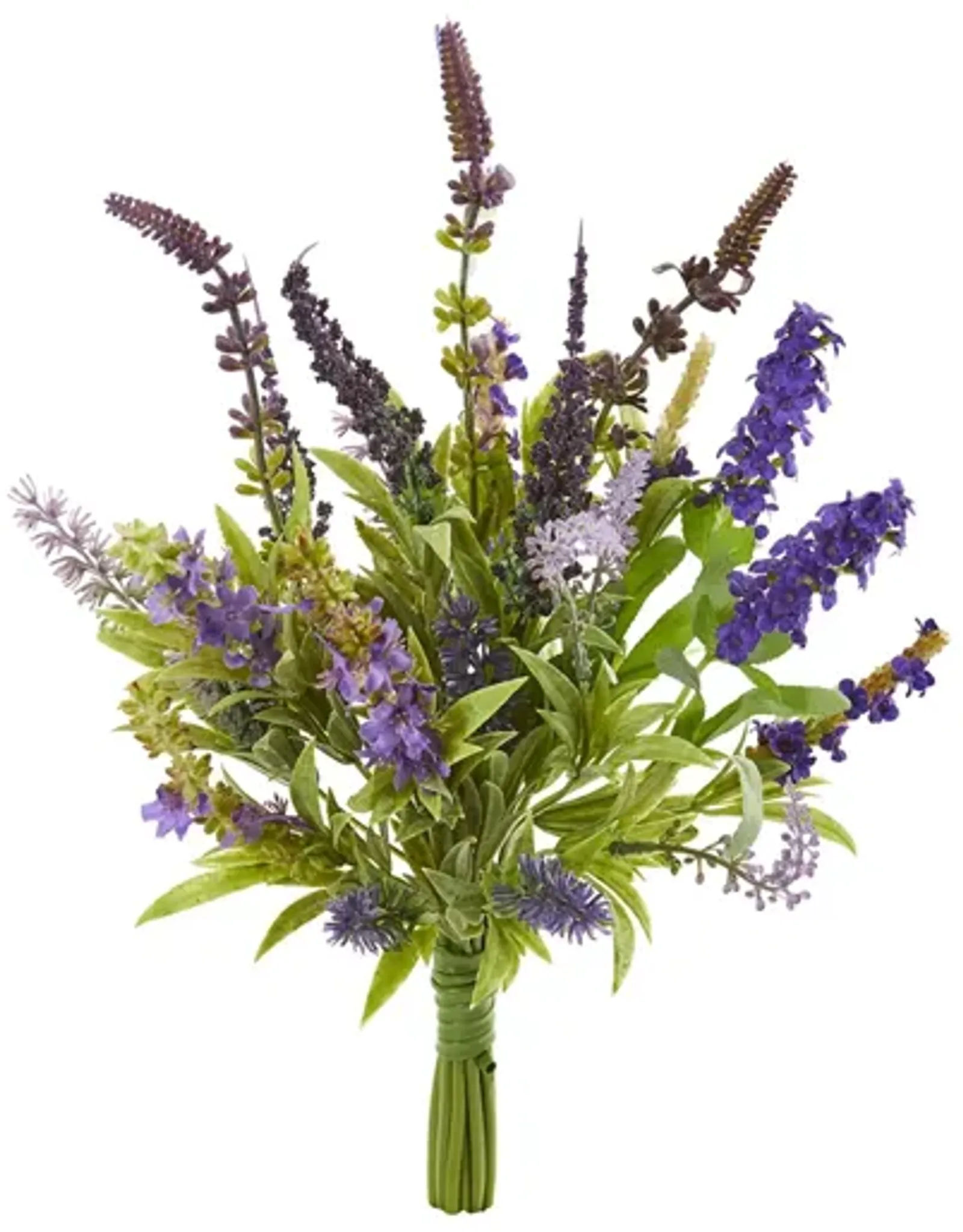 15in. Lavender Artificial Flower Bouquet (Set of 3)