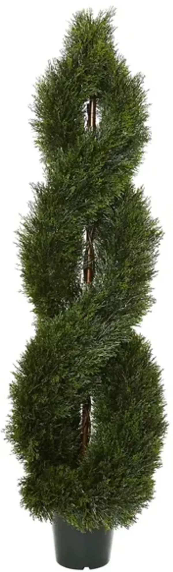 Pond Cypress Spiral Artificial Topiary (Indoor/Outdoor)