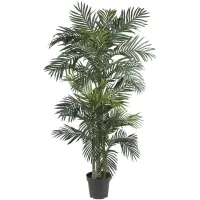 Golden Cane Palm Artificial Tree in Green by Bellanest