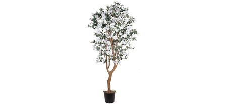 Dogwood Artificial Tree in White by Bellanest