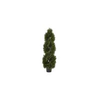 Double Pond Cypress Artificial Topiary (Indoor/Outdoor) in Green by Bellanest