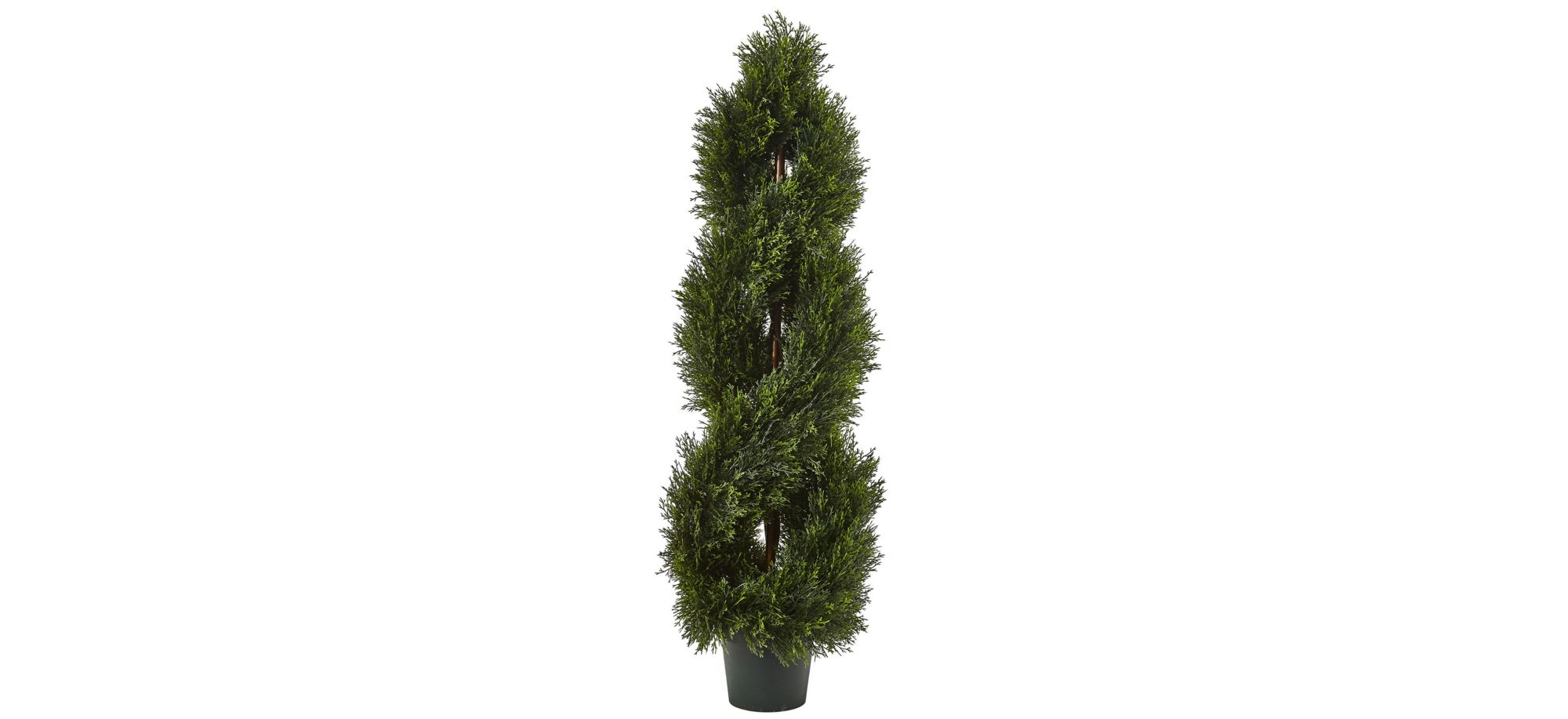 Double Pond Cypress Artificial Topiary (Indoor/Outdoor) in Green by Bellanest