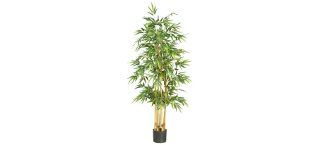 Bamboo Artificial Tree in Green by Bellanest