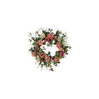 Rose Artificial Wreath in Peach by Bellanest