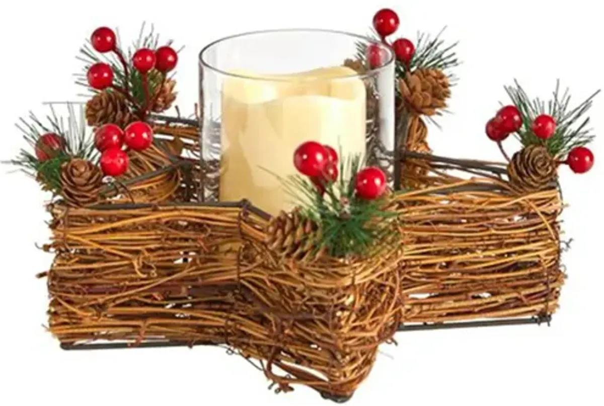 11in. LED Christmas Star Candle Holder