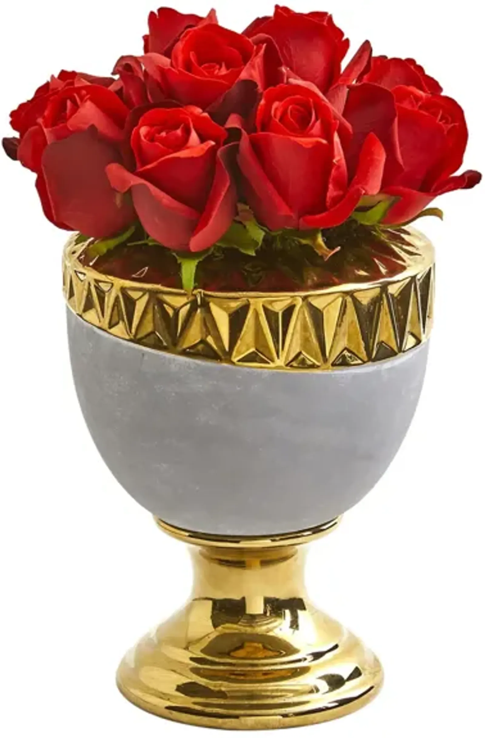 Elegant Red Rose Artificial Arrangement