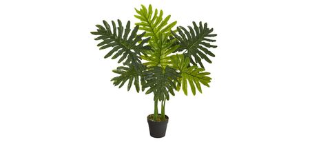Philodendron Artificial Plant (Real Touch) in Green by Bellanest