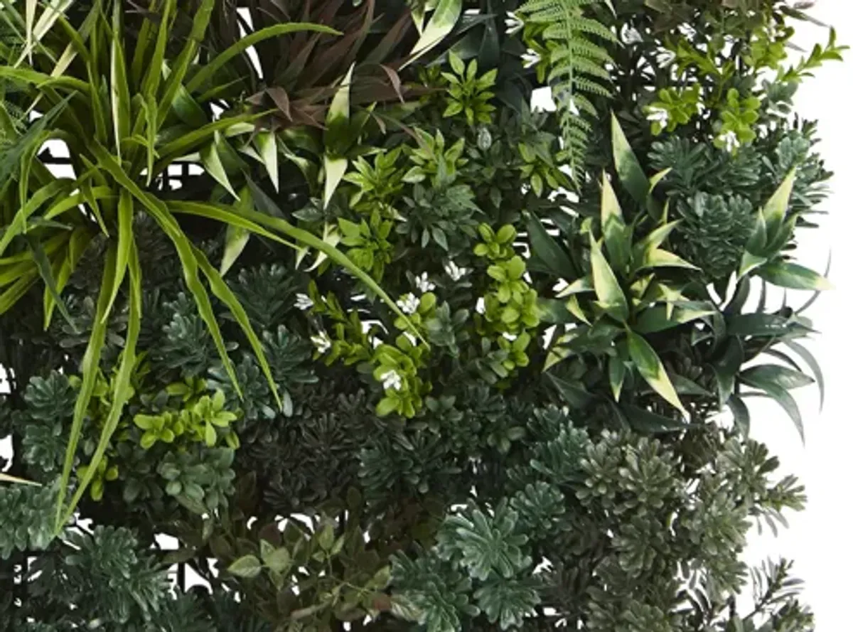 Greens & Fern Artificial Living Wall UV Resist (Indoor/Outdoor)